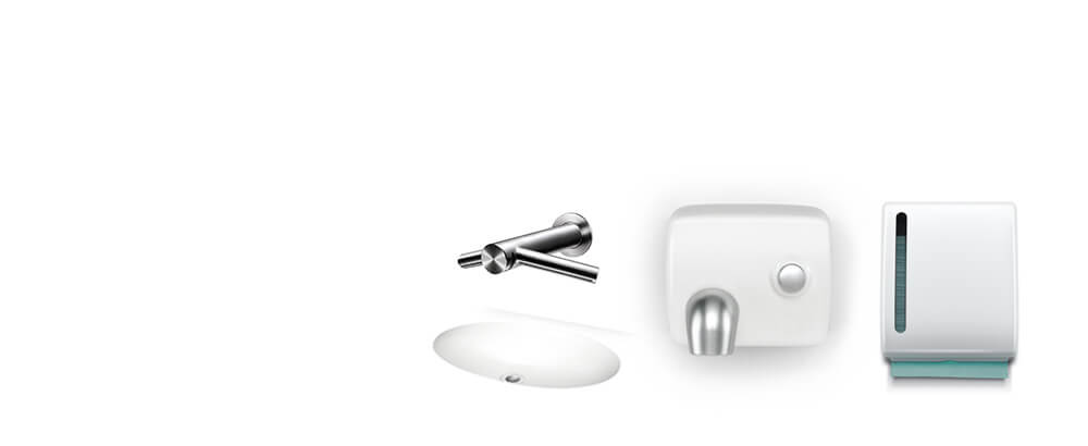 Porównanie kosztów suszarki do rąk Dyson Airblade Tap do ręczników papierowych i innych suszarek.