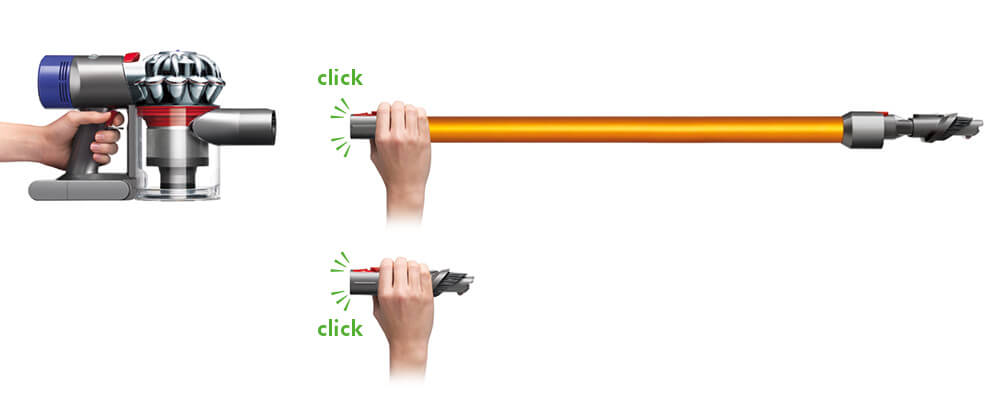 Dyson V8 Cordless Vacuum Cleaner Transforms Handstick To Handheld