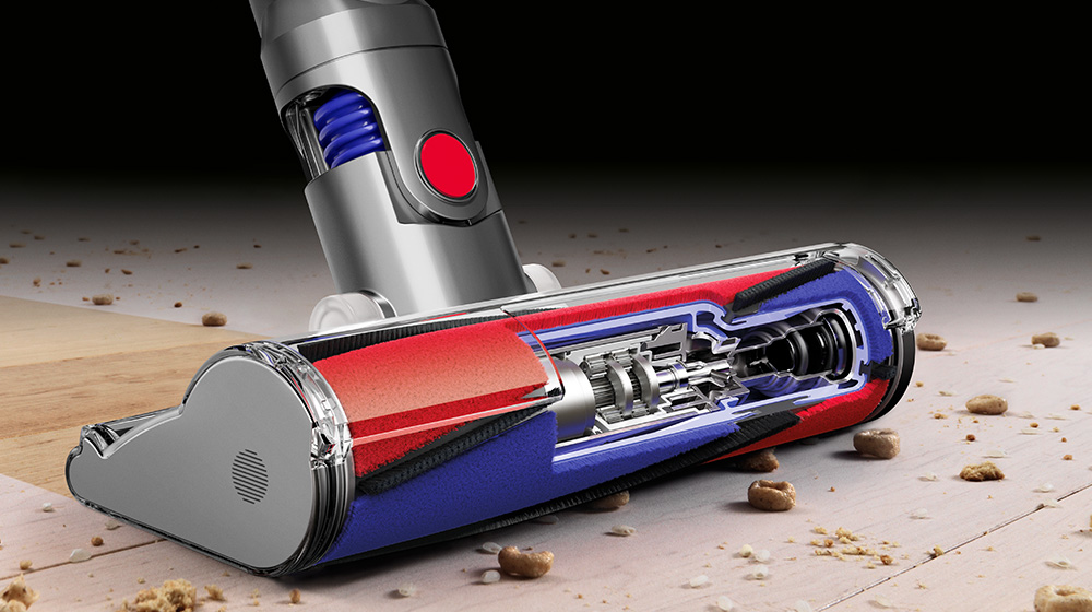 Dyson V8 Cordless Vacuum Cleaner Soft Roller Head Technology