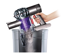 Higieniczne opróżnianie pojemnika w DC62